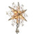 Kurt Adler 10-Light 6-Point Capiz Star Treetop with Scroll Design