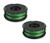 Black & Decker DF-080 .080-inch dual spool line GH1000 GH1100 GH2000 (2 Pack)