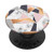 GEOMETRIC TRIANGLE RECTANGLE PATTERN ON BLACK WHITE PopSockets PopGrip Swappable Grip for Phones  and  Tablets
