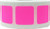Fluorescent Pink Color Coding Labels for Organizing Inventory 1 Inch Square 500 Total Adhesive Stickers On A Roll