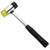 30mm/1.18inch Dual Head Rubber Hammer Lightweight Double-Faced Soft Mallet for Jewelry Craftsman Leather Crafts Wood Flooring Installation and More-1Set-