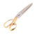 LAJA IMPORTS 8 inch Tailor Scissor Dressmaking Fabric Scissors- Fabric Shears- Fabric Cutting Scissors Fabric Clothes Altering Sewing  and  Tailoring Gold Handle