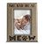 BELLA BUSTA- You Had Me At Meow- Cat Frame-Pet Frame-Engraved Leather Picture Frame (5"x 7" Vertical (Leather))