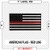 American Flag Red Line Firefighter Pin US United States Fireman Thin - A 59