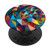 Bright Colored Geometric Triangle Mosaic Pattern PopSockets Grip and Stand for Phones and Tablets