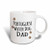 3dRose Portuguese Water Dog Dad Mug 11 oz Brown