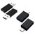 4 Pack USB C to USB 3.0 Adapter USB Type-C to USBThunderbolt 3 to USB Female Adapter OTG and USB C Female to USB Male AdapterType C to USB A Charger Cable Adapter Compatible with iPhone 12