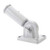Adjustable Flag Pole Holder Bracket Metal Heavy Duty Flag Display Holder Multi-Position Flagpole Mounting Bracket with Hardwares White