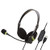 DERCLIVE USB Headset with Microphone On Ear Headphone with Mic Switch Volume Control for Desktop PC Laptop