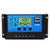 HQMaster Solar Charge Controller Dual USB Port Solar Panel Battery Intelligent Regulator 12V/24V PWM Auto Paremeter with LCD Display -30A-