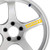 ReplaceMyParts Sport Lettering Cut-Out No Background Decal Sticker Wheels Rims Racing Car Sticker Emblem Logo -4 Pieces- Yellow