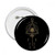 Geometry Alien Triangle Totem Pattern Round Pins Badge Button Emblem Accessory Decoration 5pcs