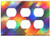 Triple Duplex Outlet Wall Plate Cover - Abstract Background Triangle Geometric Blurs