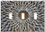Switch Plate Triple Toggle - Pattern Wire Steel Circle