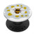 Cute Watercolor Bumble Bee On white and yellow Daisy Flower PopSockets Grip and Stand for Phones and Tablets
