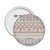 Rhombus Octagonal Triangle Pattern Pins Badge Button Emblem Accessory Decoration 5pcs
