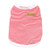 Shubuy Pet Shirt Dog Cat Clothes Puppy Classic Vest Striped T-Shirt Pet Summer Apparel -XS Red-