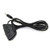 Cinpel Replacement Talkback Puck Cable 2.5mm to 2.5mm Headset Adapter for Xbox 360 Black