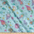 Timeless Treasures Mermaids Glitter Yard Aqua
