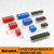 10pcs/lots Direct dial code switch DIP switch DP-1P 2P 3P 4P 5P 6P 7P 8P 9P 10P 12P 2.54MM DS pitch Side - -Color 8P Size Blue-