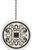 Vintage Mosaic Circle 4 Solid Ceramic Fan Pull