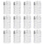 jojofuny 12pcs Wedding Party Favor Boxes Clear Love Candy Gift Box Plastic Treat Packing Box Container for Wedding Bridal Shower Baby Shower