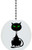 Black Cat with Green Eyes Solid Ceramic Fan Pull