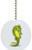 Green Seahorse Solid Ceramic Fan Pull