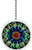 Black Blue Green Retro Flower Solid Ceramic Fan Pull