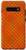 Galaxy S10 Plus Green Orange  and  Yellow Plaid Pattern Gingham Checkered Gift Case