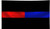 Ant Enterprises 3x5 Police Fire Department Thin Red Line Thin Blue Line Flag Banner 3x5 Grommets Premium Quality Fade Resistant Nylon Polyester