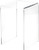 Plymor Brand Clear Acrylic Tall Square Riser, 7.5" H x 5" W x 5" D (3/16" thick)