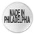 Made In Philadelphia - 3 inch Circle Sew/Iron On Patch Penn Born Raised Pride