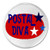 Postal Diva - 3 inch Circle Sew/Iron On Patch
