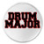 Drum Major - 3 inch Circle Sew/Iron On Patch
