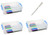 Super Stacker Large Pencil Box, 9" x 5.5" x 2.63", Clear, 3 Boxes (37539) - Bundle Includes Universal Letter Opener