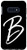 Galaxy S10e Letter B Phone Case Black Calligraphy Monogram Initial B Case