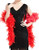 BABEYOND 1920s Flapper Chandelle Feather Boa 20 Gatsby Marabou Feather Boa -Red-