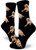 ModSocks Womens Labrador Dog Crew Socks in Black