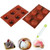 Chocolate silicone mold used for round chocolate candy cake jelly pudding handmade soap dome mousse baking mold