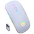 Wireless Optical Mouse 2.4GHz Gaming Mice with RGB Backlit USB Rechargeable for Laptop PC Computer