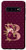 Galaxy S10 Maroon floral Initial Letter B monogram blush flowers Case