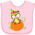 Inktastic Thanksgiving Owl Brown Owl Feathers Pumpkin Baby Bib Pink 3a0bd