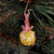 DND D20 Christmas Tree Ornament Kings Ransom Yellow Dungeon  and  Dragons Dice Necklace or Rear View Mirror Decoration