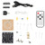 Sanpyl LED DIY Kit LED Light DIY Kits Electronic Small Tower Colorful LED Display Remote Control Kit Easy to Operate Anti-agingit