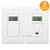 Enerlites HET01-C Programmable Timer Switch Digital Timer Switch for Lights, Fans, Motors, Timer in wall, 7-Day 18 ON/OFF Timer Settings, 2PCS. NEUTRAL WIRE REQUIRED, White