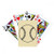 DIYthinker Baseball Sport Line Drawing Pattern Poker Playing Magic Card Fun Board Game