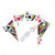 DIYthinker Culture Hand Line Drawing Simple Pattern Poker Playing Magic Card Fun Board Game