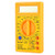 High Accuracy Digital Multimeter Resistance Tester Multimeter with LCD Display Digital Household for Laboratory-yellow-