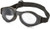 Bobster Bugeye 2 Interchangeable Goggles, Black Frame/3 Lenses (Smoked, Amber and Clear)